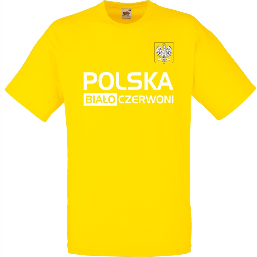 

Koszulka kibic kibica reprezentacja XL żółta jaskr