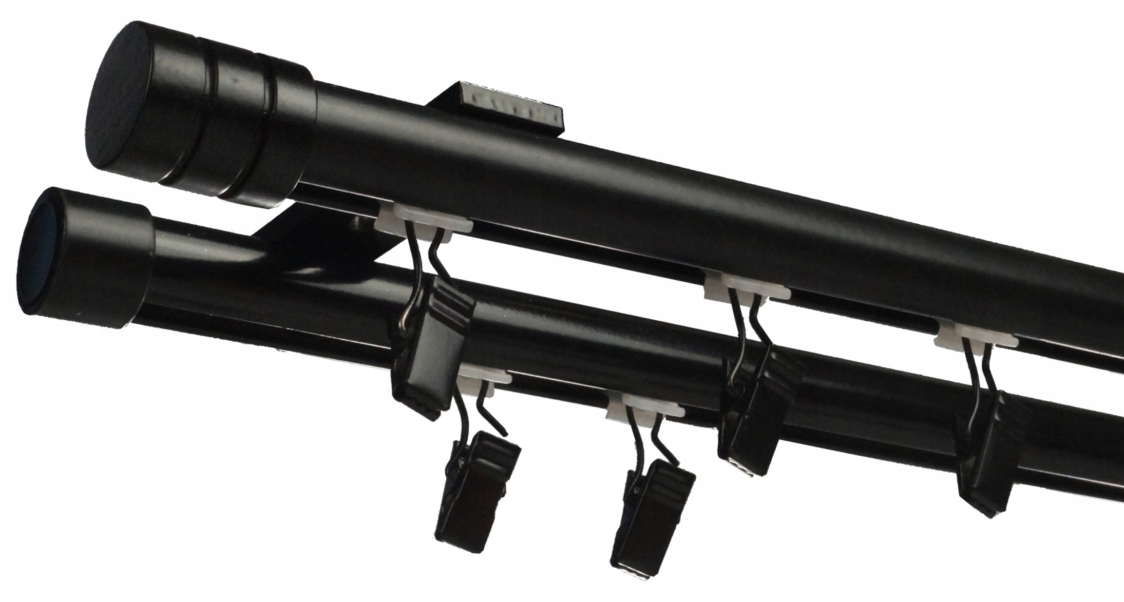 

Karnisz sufitowy Aluminiowy Podwójny Fi 19 2,2 m