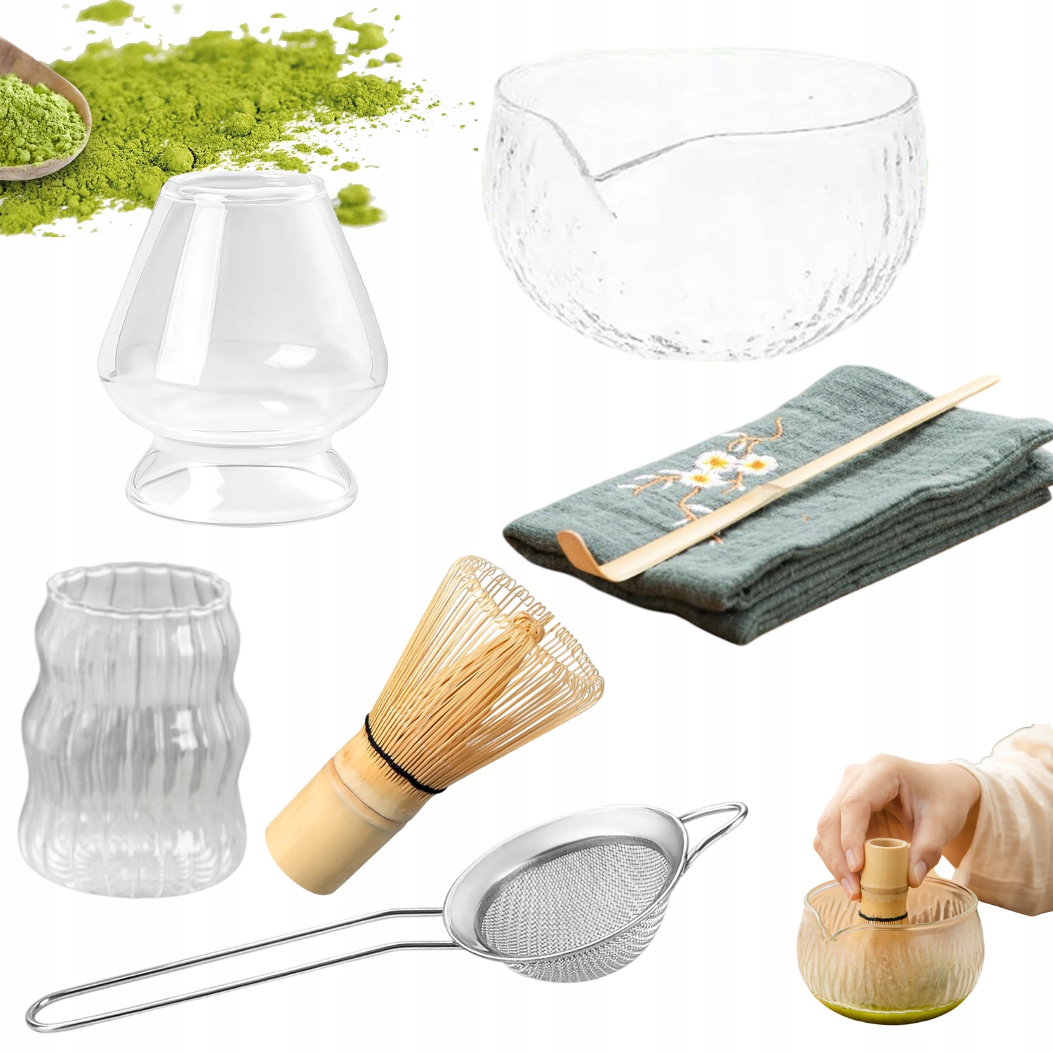 Levně Dárková Sada Na Čaj Matcha Vynikající 7KS