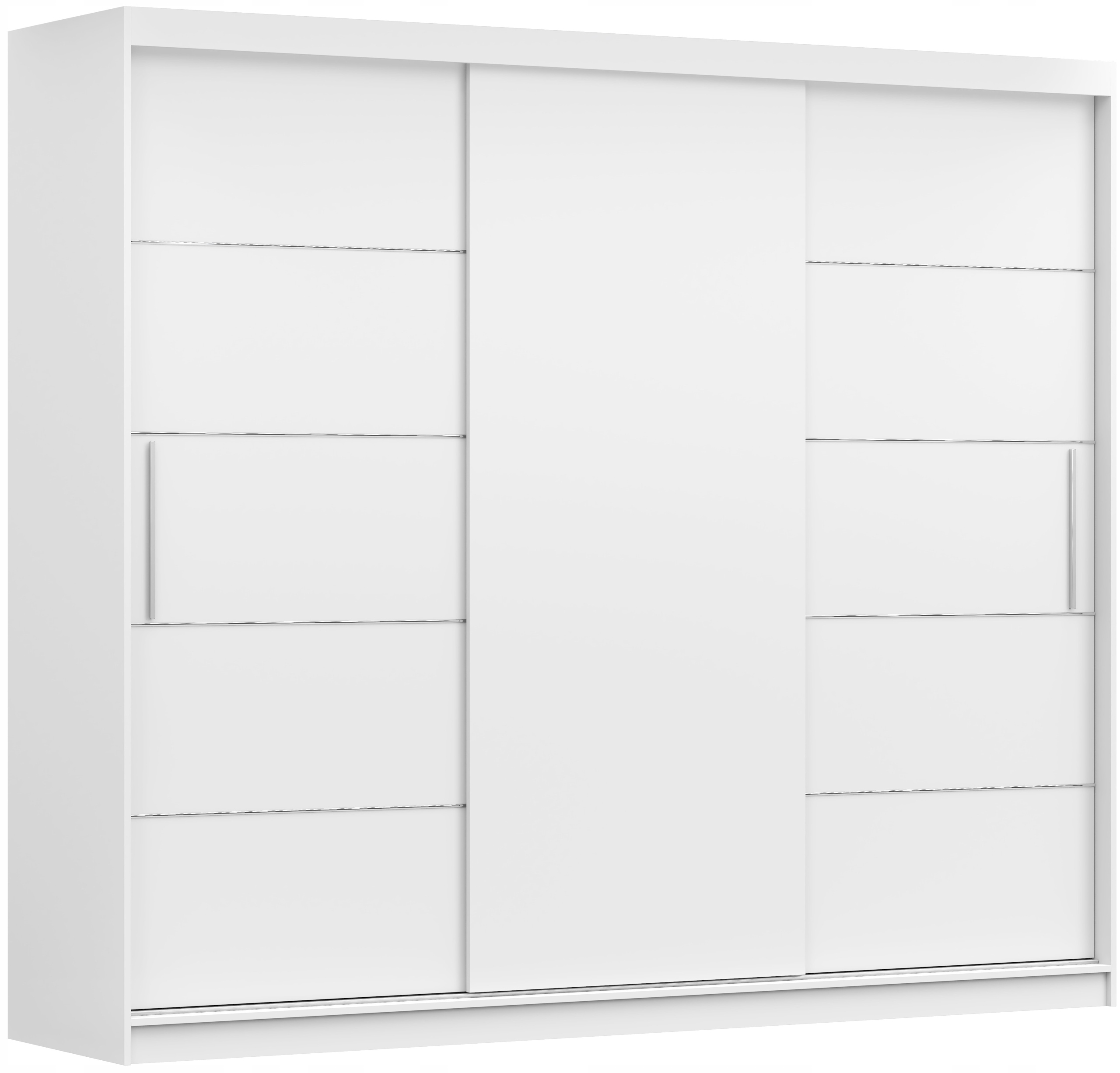 SZAFA PRZESUWNA ALBA II 250 cm półki kolory