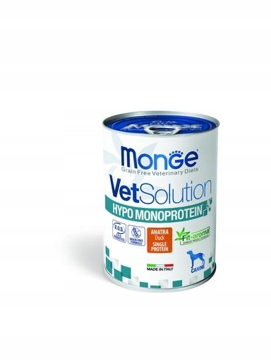 5 x Monge Vetsolution Hypo Monoprotein Kachna 400 g