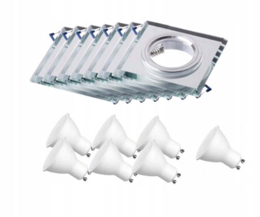 Sada stropních svítidel Halogen Led 7x žárovky