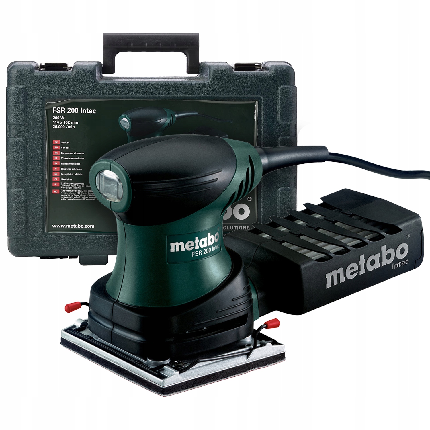 

Szlifierka oscylacyjna Metabo Fsr 200 Intec Walizk