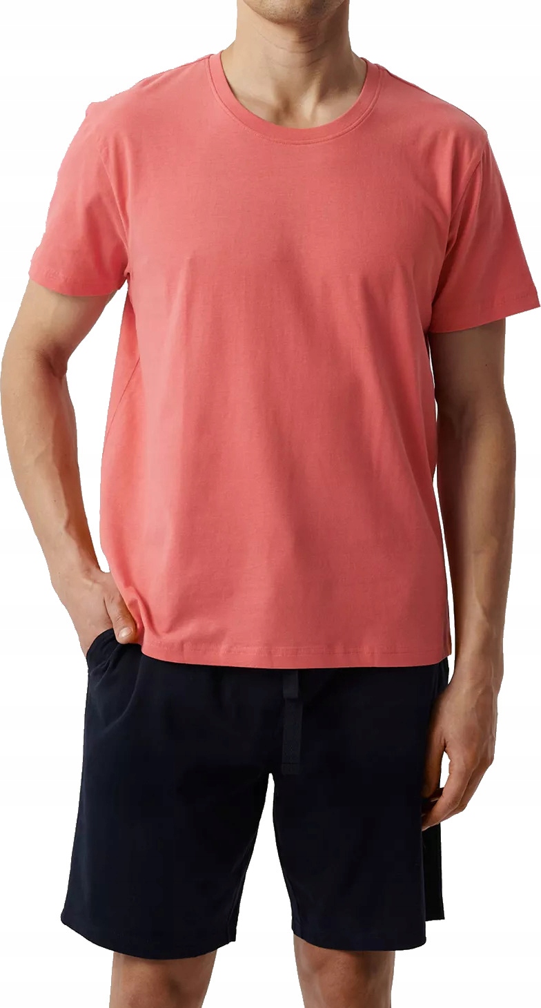 Pánské Pyžamo Atlantic S Krátkým Rukávem Kraťasy NMP379/KOR/GRA/M