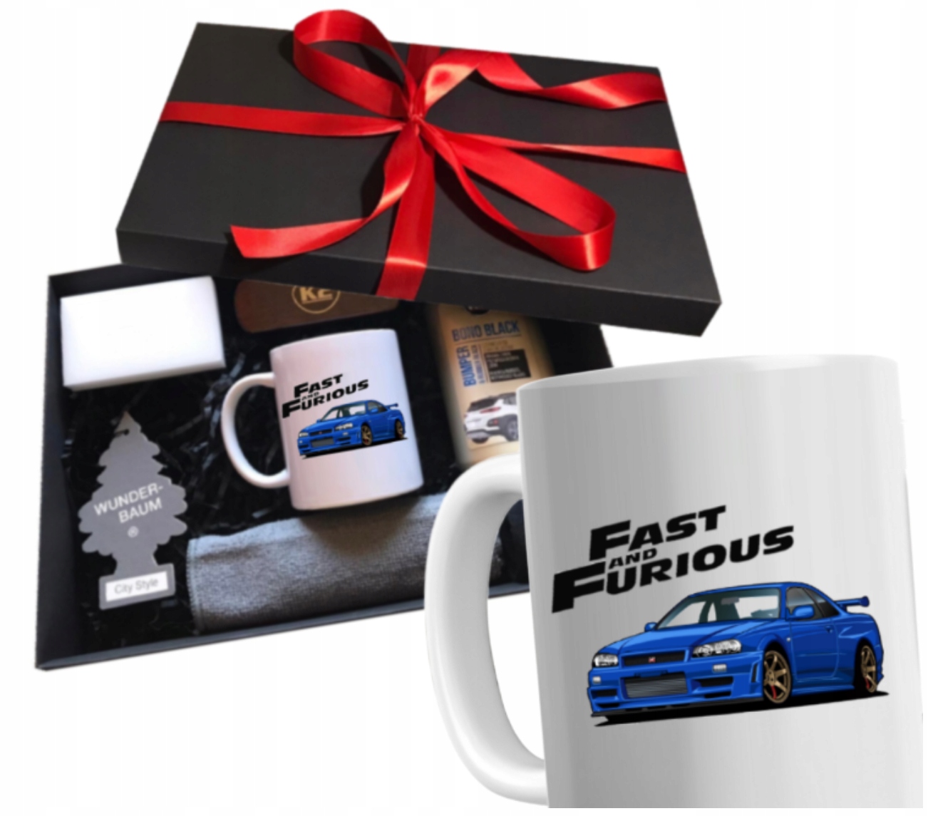 Sada Fana Rychle a zběsile Fast dárek Gtr Skyline hrnek doplňky