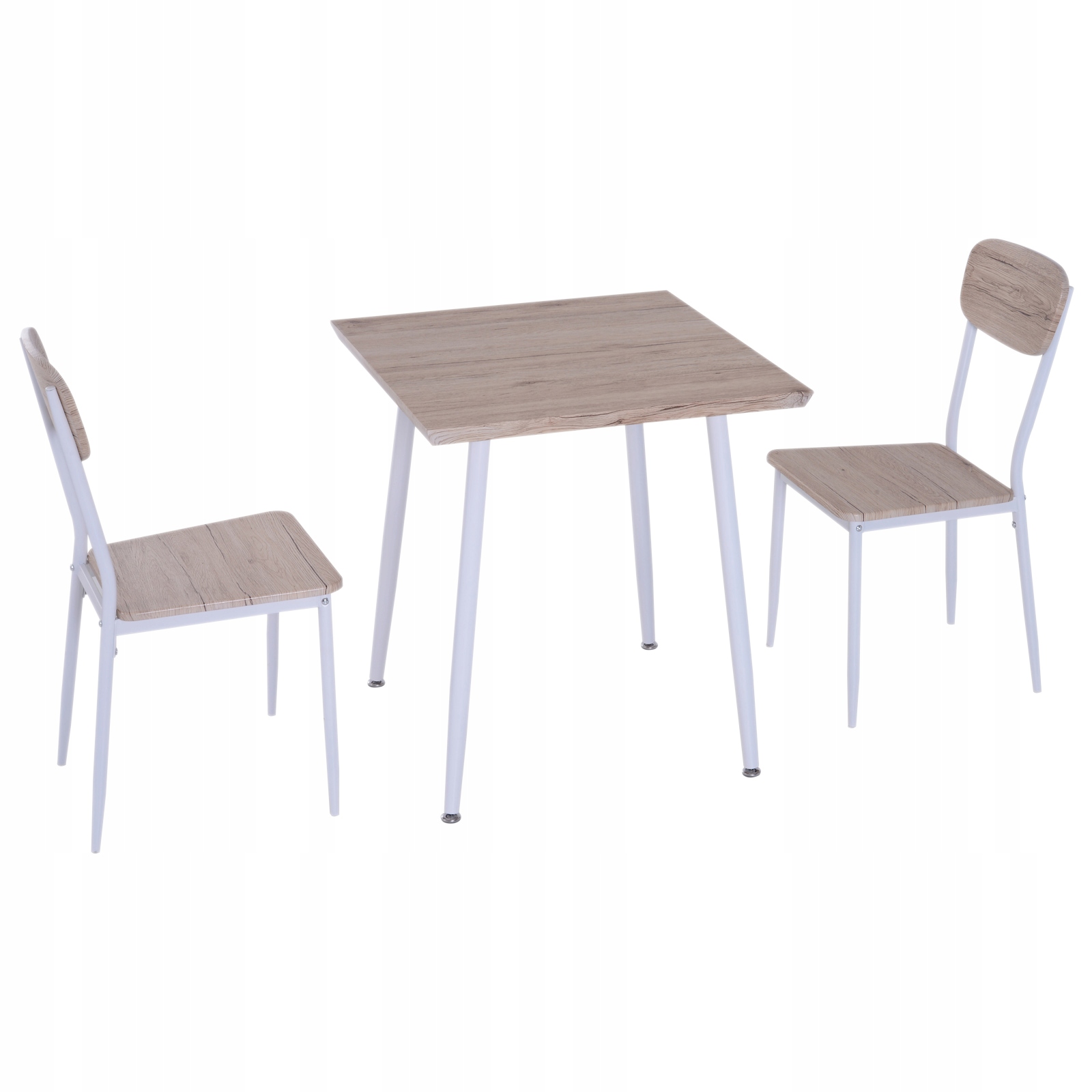 3-DIELNY Jedálenský Set, Drevený Stôl 2 Stoličky