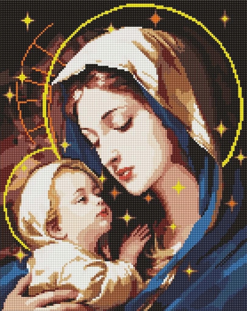 Diamentowa Mozaika Miłość Matki 40X50CM