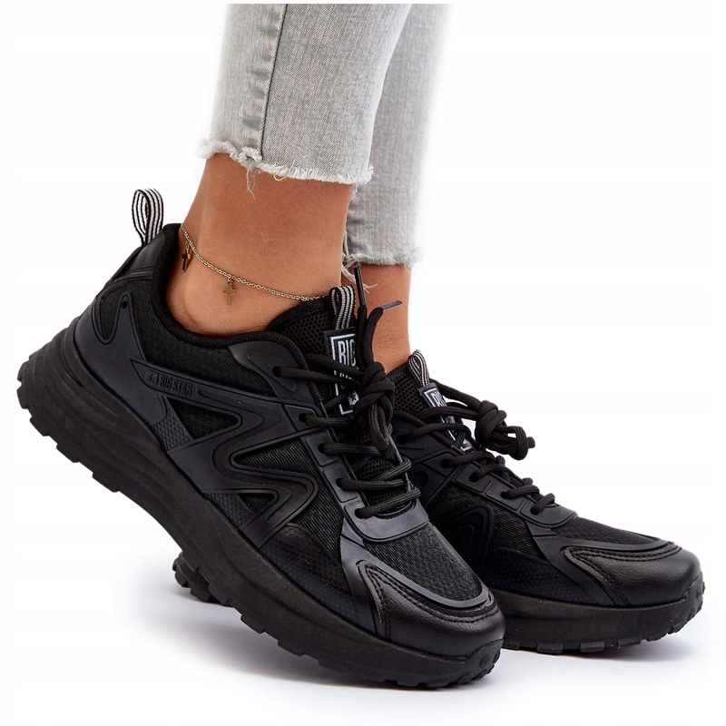 Sneakersy Buty Sportowe Damskie Big Star NN274A085 Czarne 36