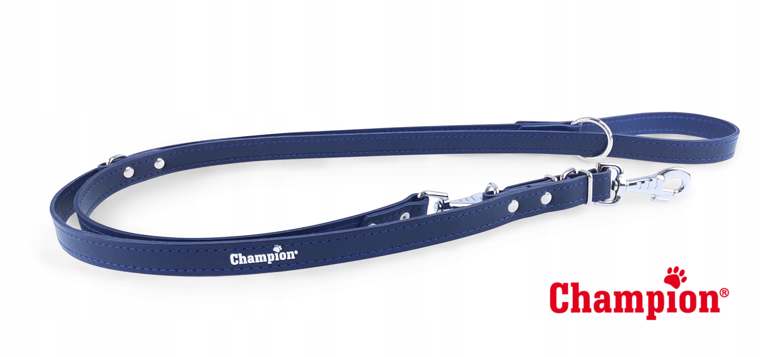 Levně Vodítko reg. Champion kůže 2,4 m./ 2,5 cm. Granát