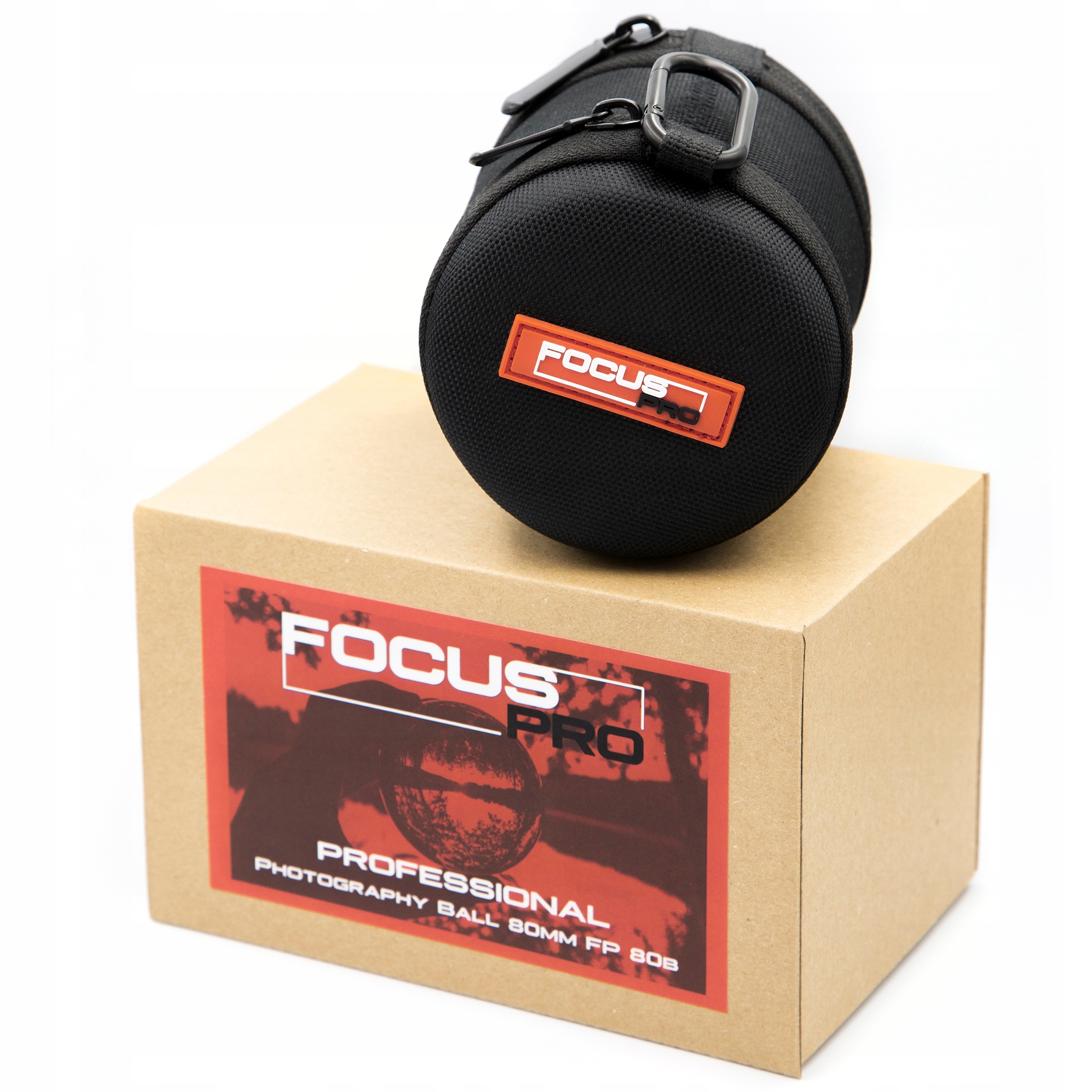 SZKLANA KRYSZTAŁOWA KULA REFRAKCYJNA DO ZDJĘĆ + ETUI OCHRONNE Model FP 80B