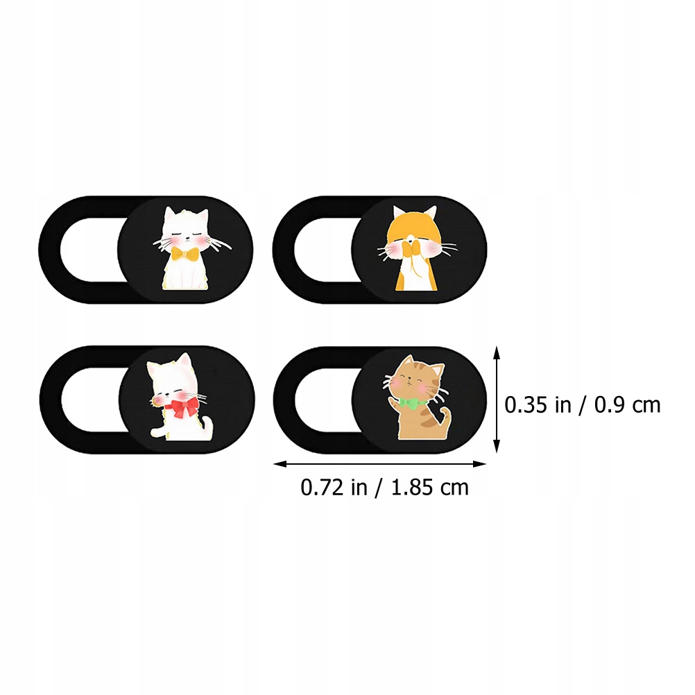 OSŁONA KAMERY DO LAPTOPA 4 SZT Marka bez marki