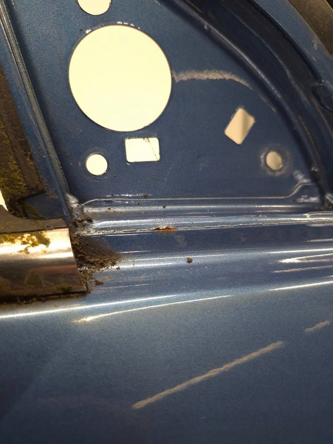 door right front right front KIA SPORTAGE III SPACE BLUE