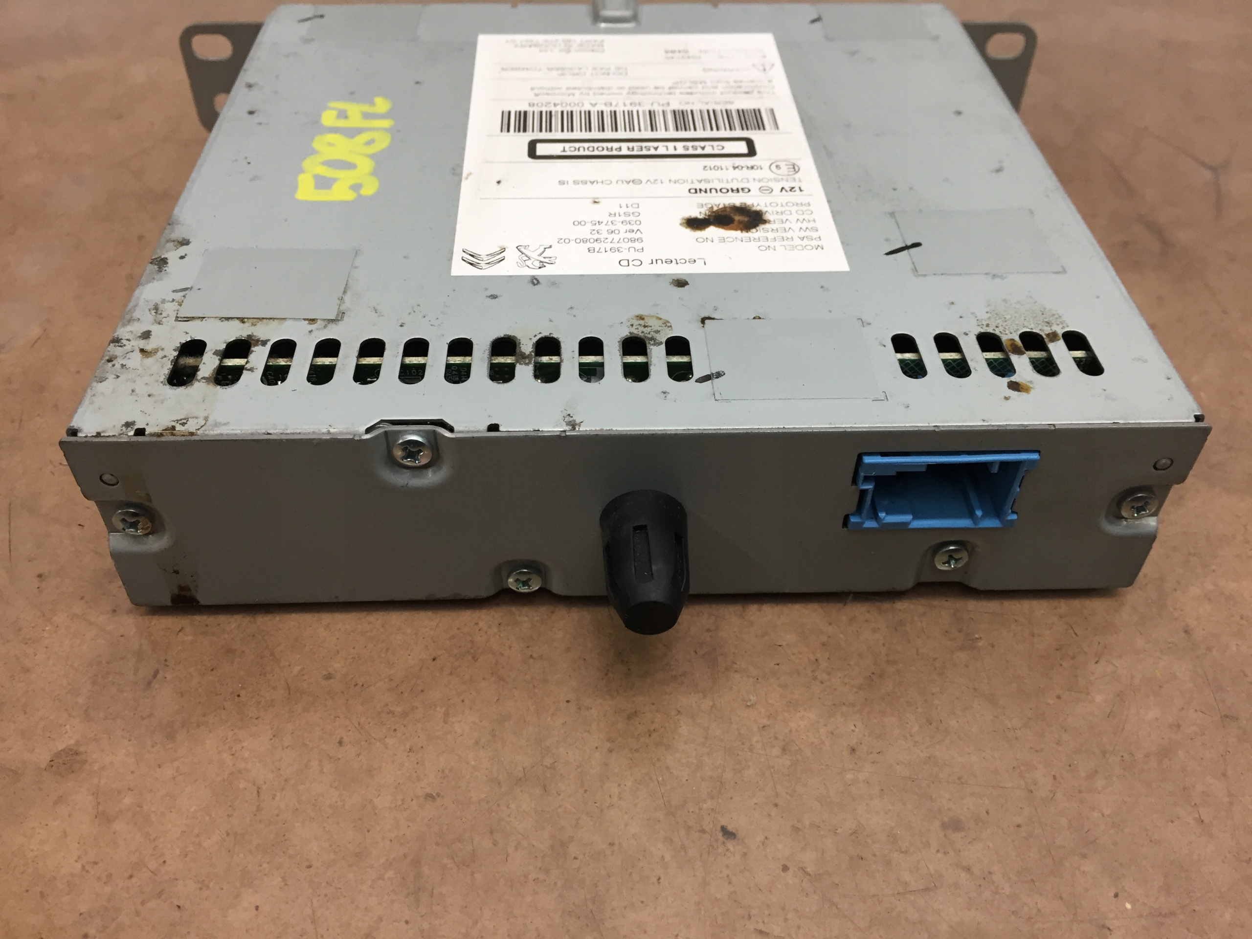 9807729080 - PEUGEOT 508 ЛИФТ CD РИДЕР ПРИВОД РАДИО