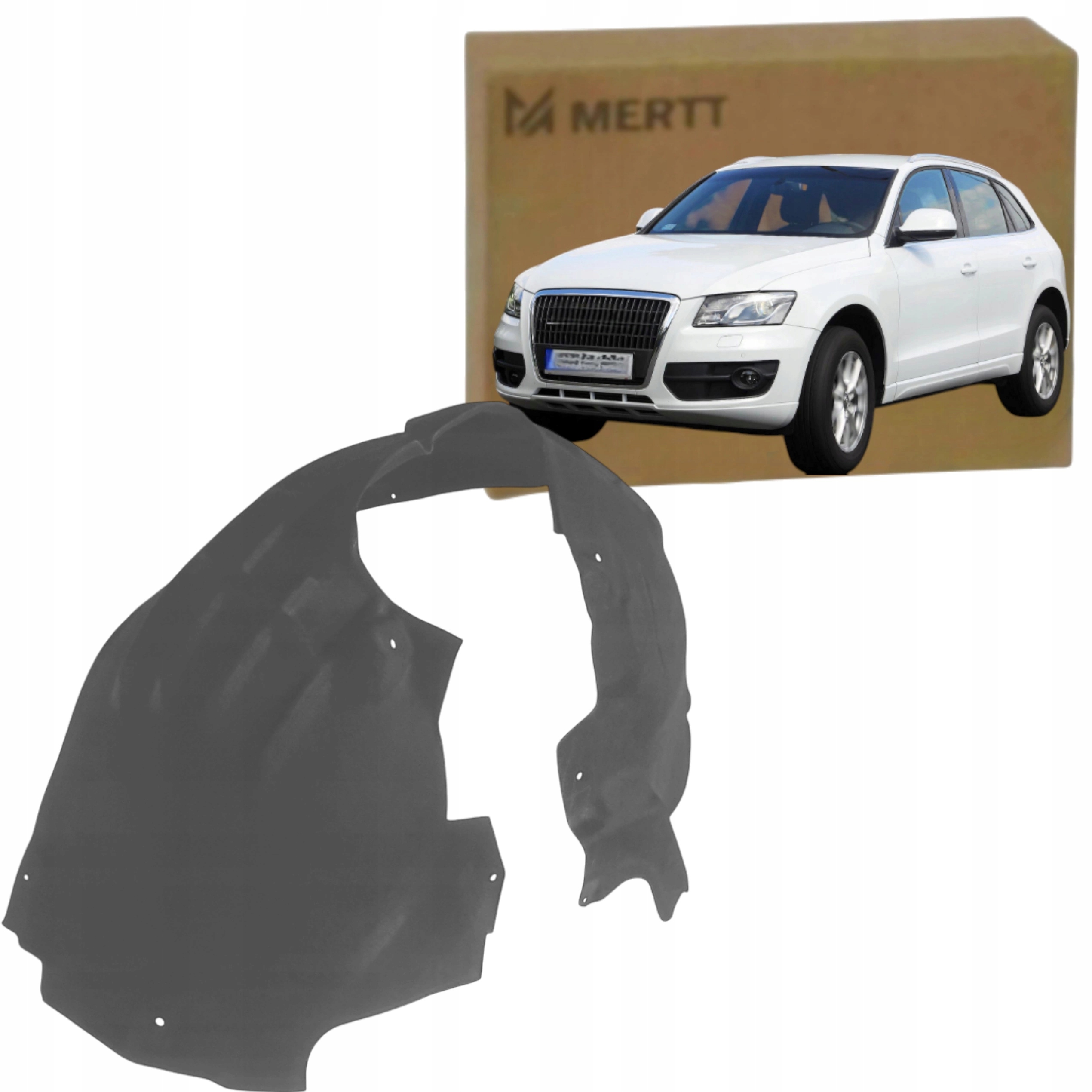 Nadkole Levé přední Audi Q5 8R Lift 2012-2016 materiál plst