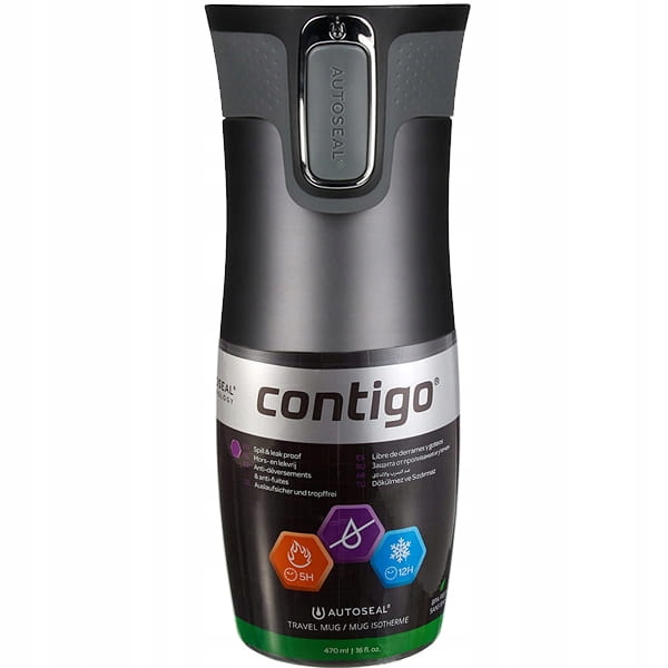 Contigo West Loop 2.0 470ML Kubek Termiczny Gunmetal Oryginał