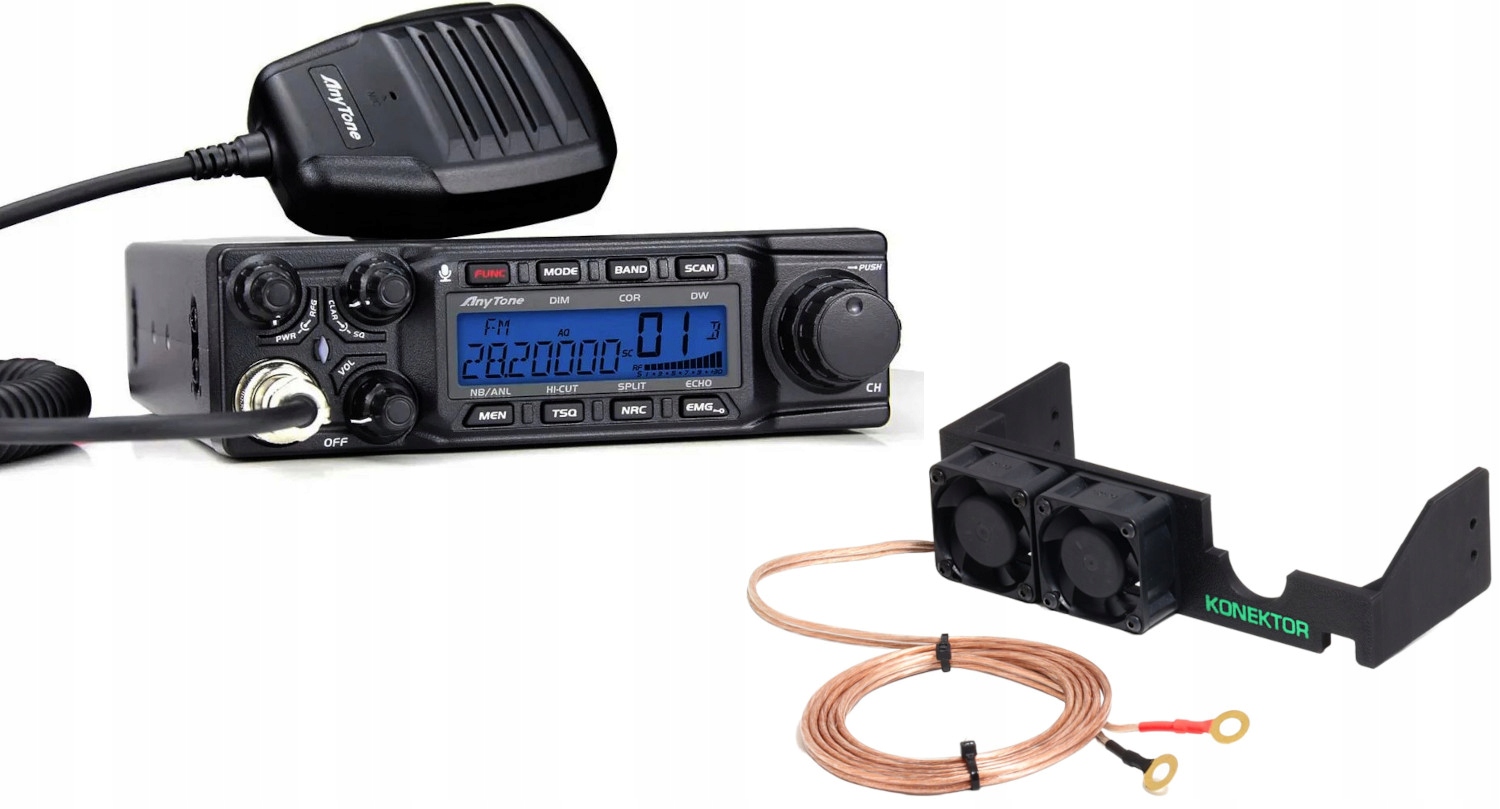AnyTone AT-6666 Pro radiotelefon Am Fm Ssb układ chłodzenia Cooler Kit