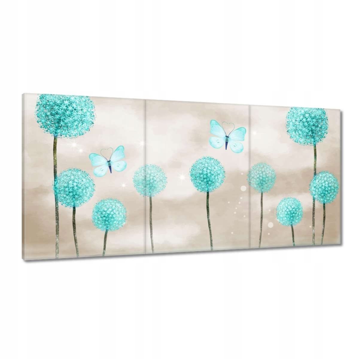 Obrazy 180x90 Motýle Tyrkysový svet