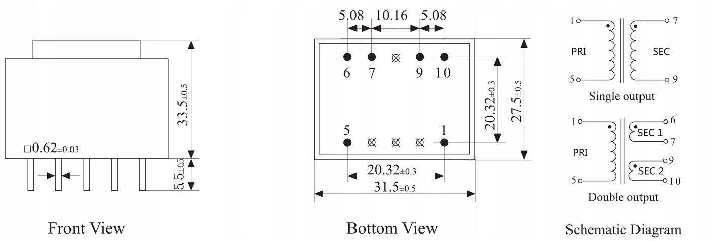PE2820-I-3VA-230V/24V Transformator EAN (GTIN) 7730356044658