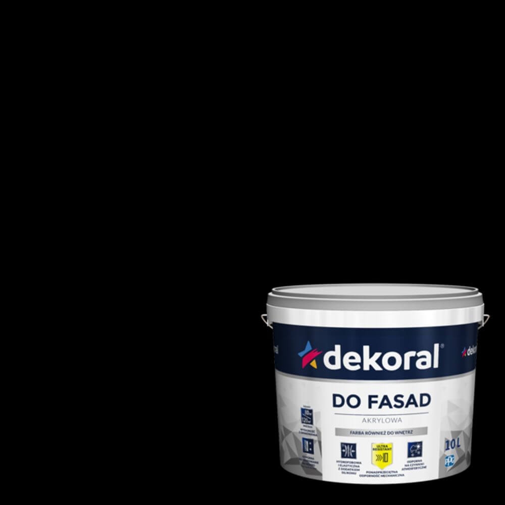 

Farba Akrylowa Do Fasad Polinit Czarny 1L Dekoral