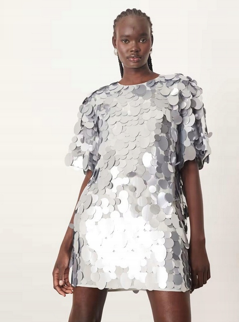 Zdobená Flitrová Šaty Arrange Edition 46 48 3XL 4XL