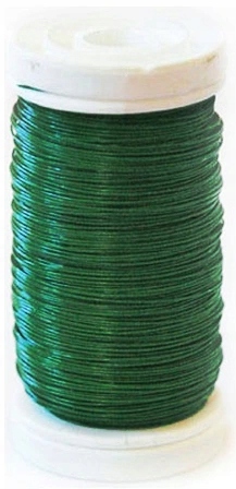 

Drucik Na Szpulce Drut Florystyczny Gładki Zielony