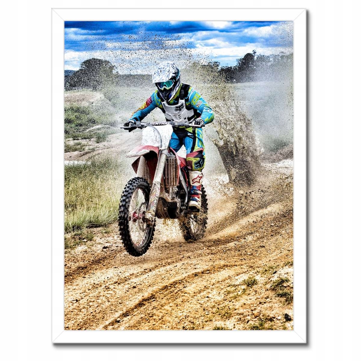 Plakáty v rámu 30x40 s motokrosem po vertepech
