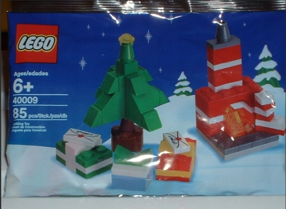 Lego 40009 Holiday Building Set polybag Nové Vánoce Unikát Z Roku 2010