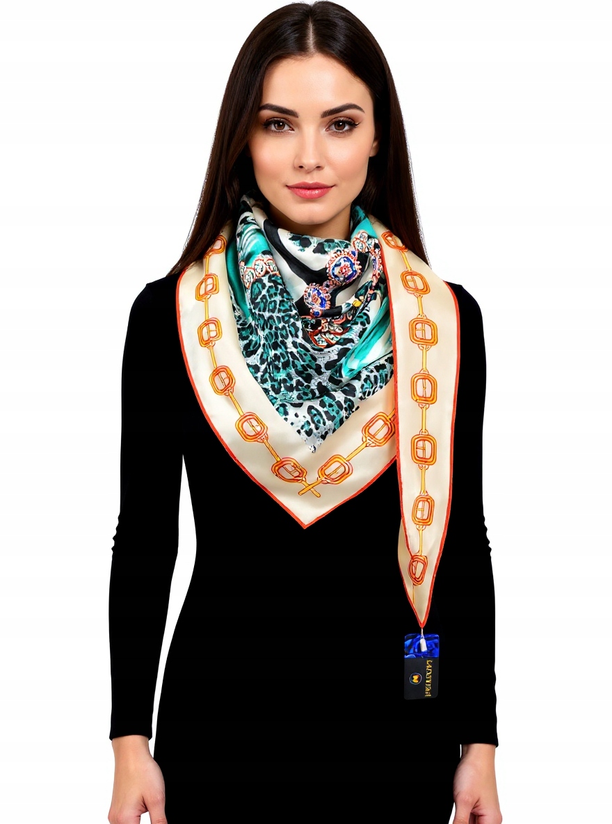 Hedvábný Šátek Hedvábí Přírodní Morušový 100% Prémiová Kvalita Hq