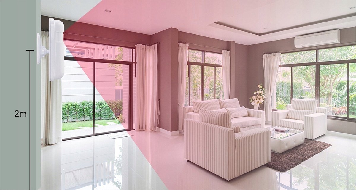 CZUJNIK RUCHU PIR CZUJKA BEZPRZEWODOWA GUARDIAN Rodzaj Ruchu