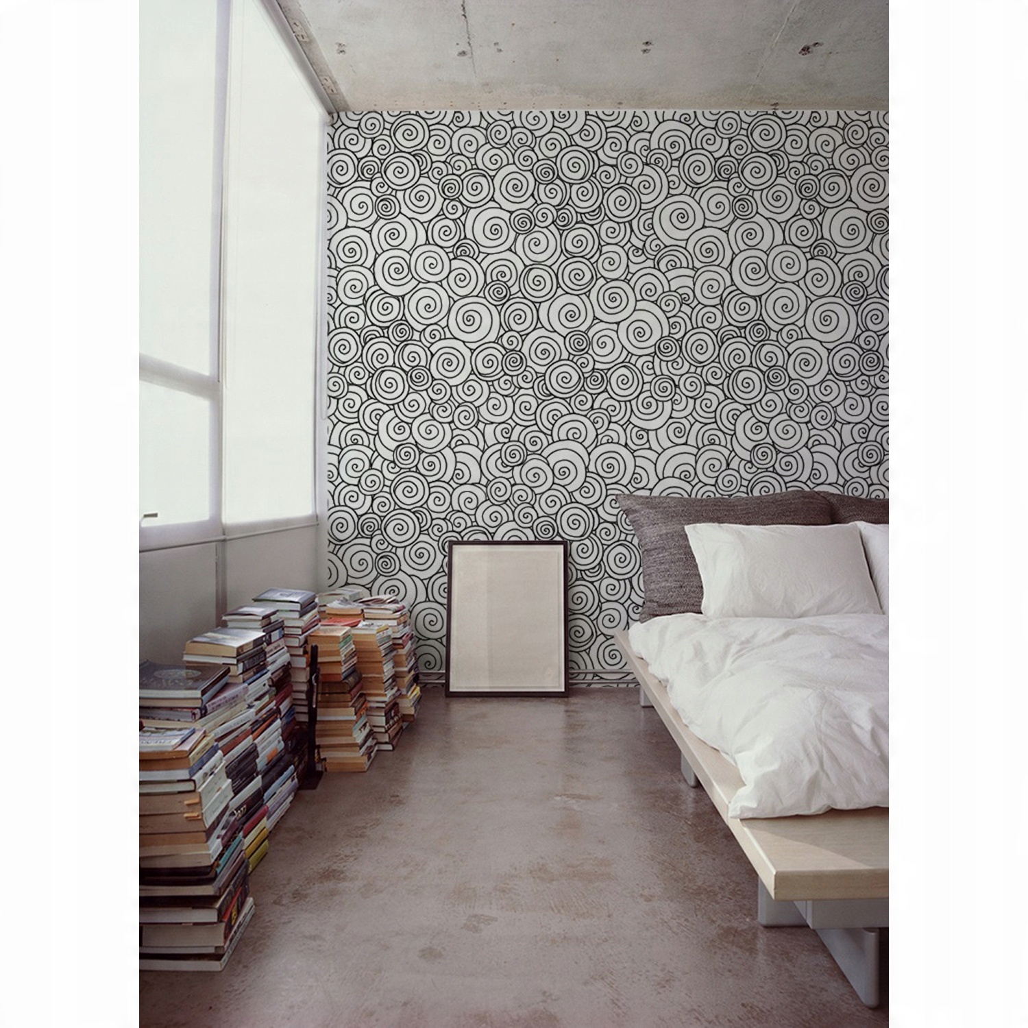 

Fototapeta Czarno-białe wiry MagicStick 208x146 cm