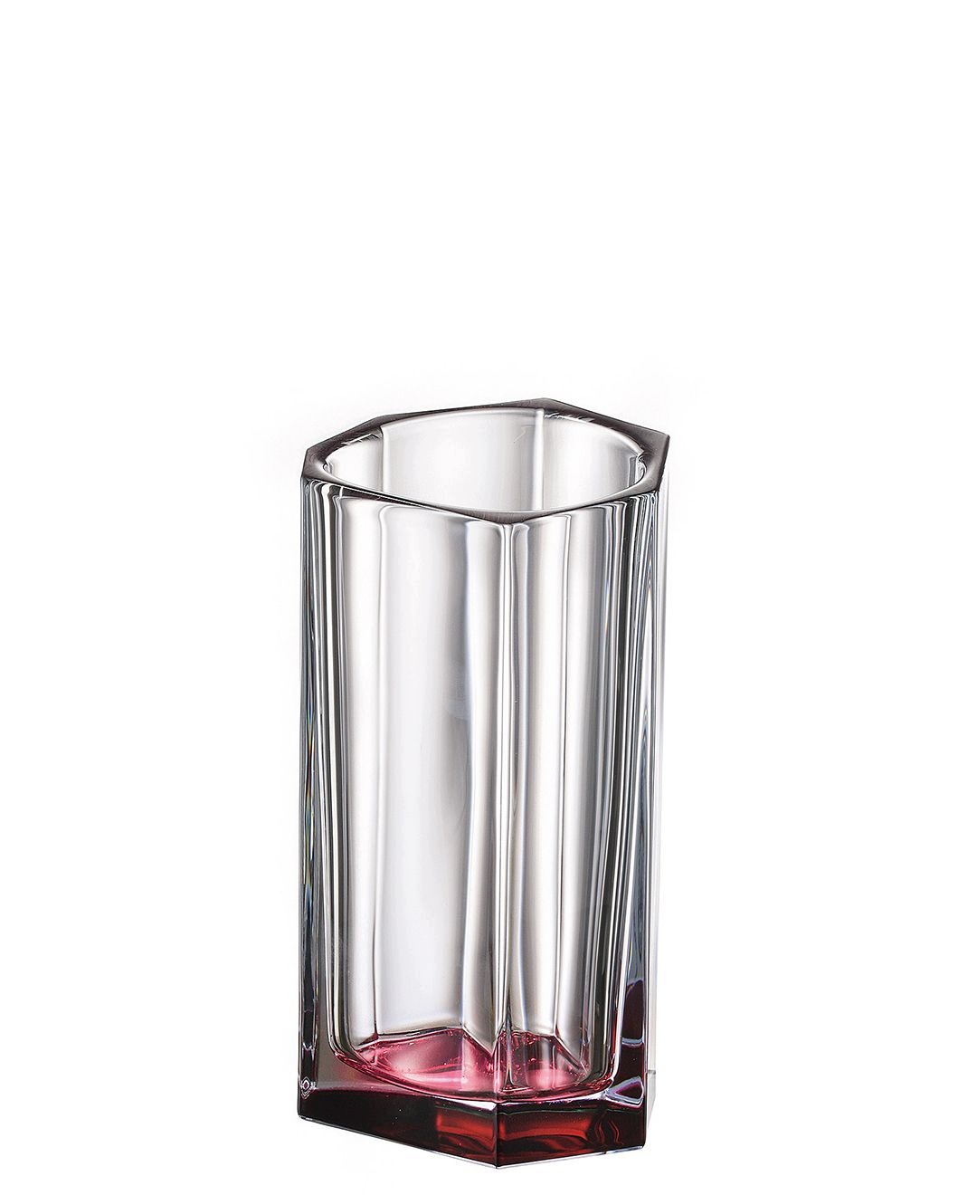 Bohemia Bazalt Pink Bottom Váza 250MM