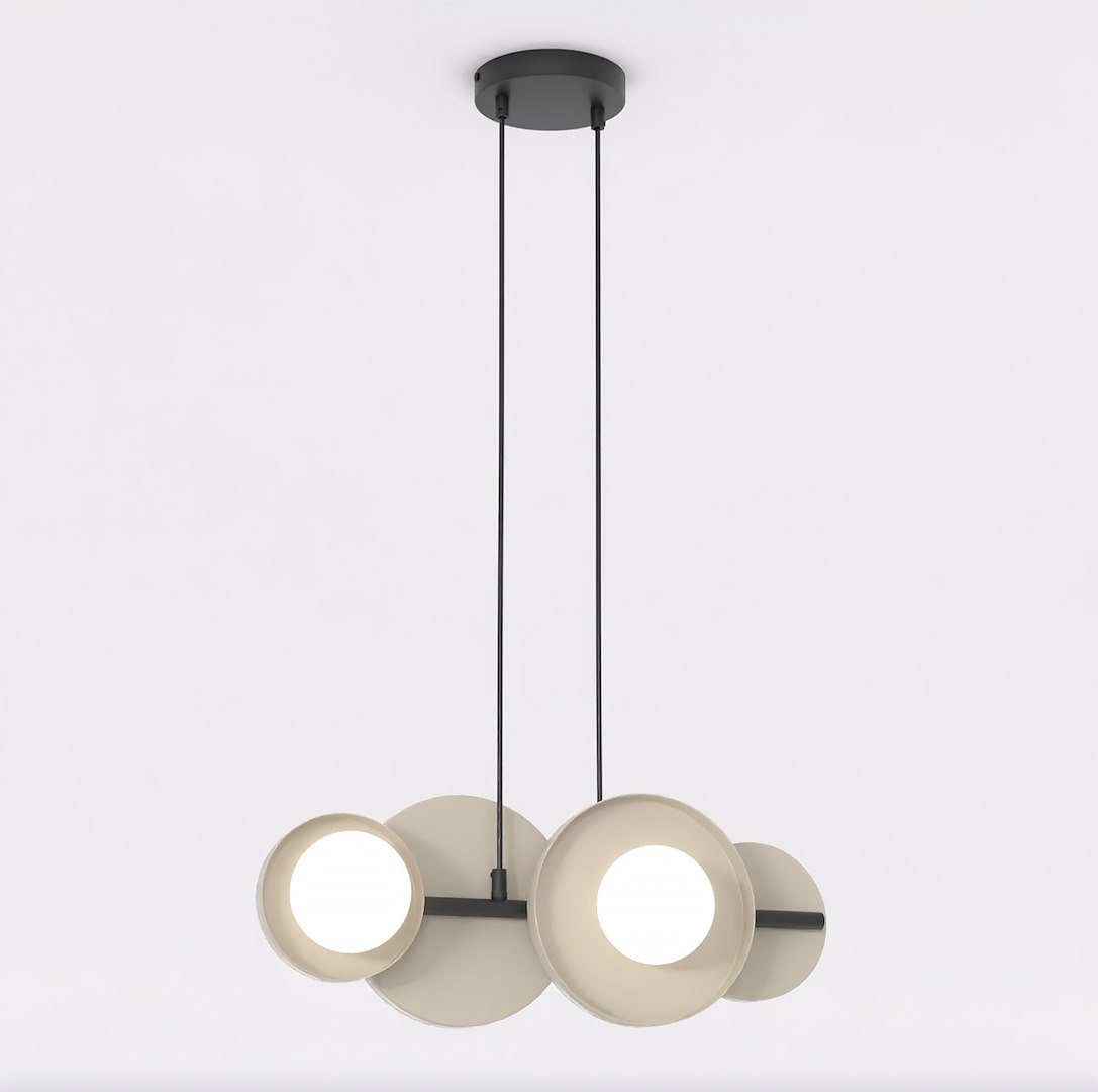 Emibig Model 4 Bl Mokka Závěsná/stropní lampa Mocha G9 8W Max Led Bílá