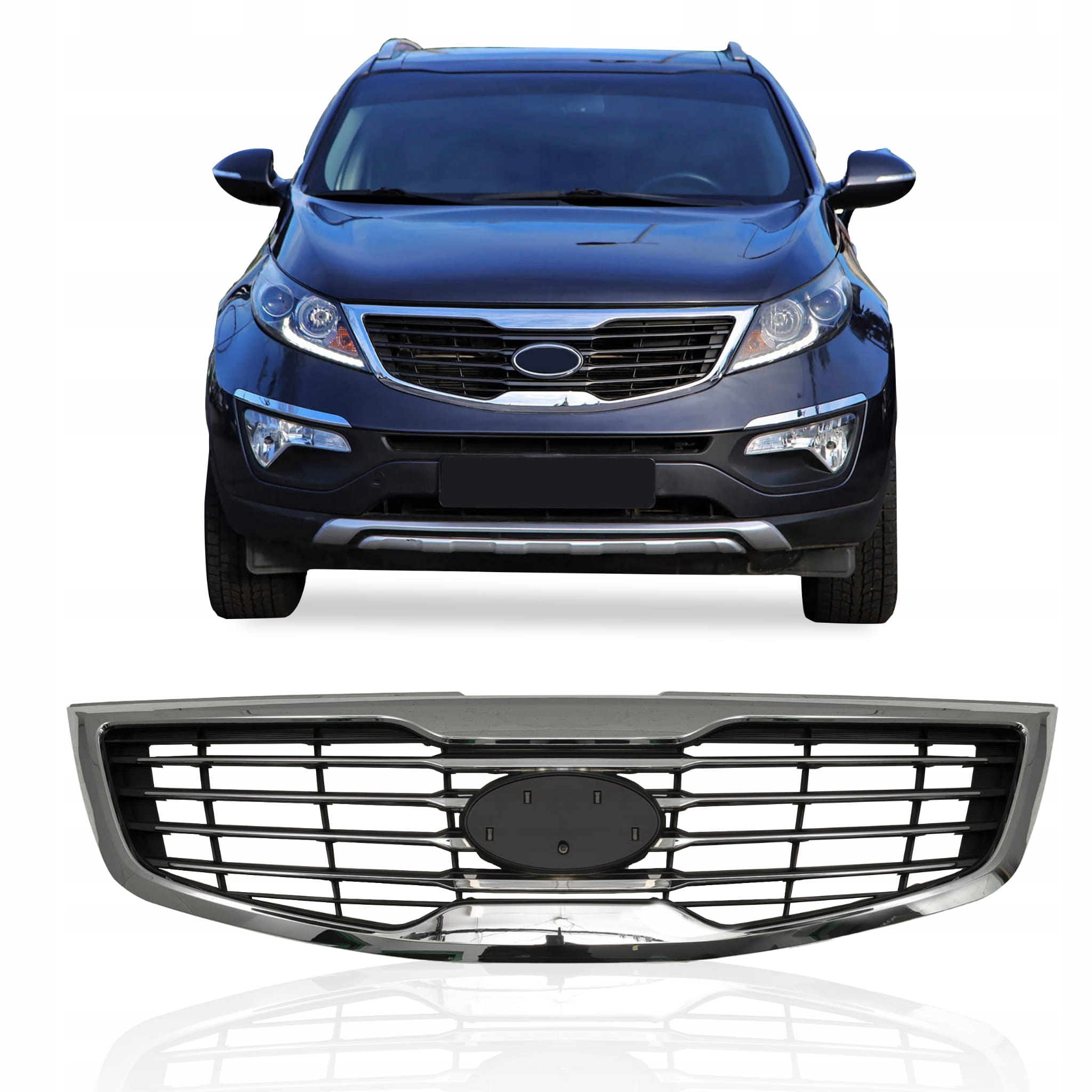 Kia Sportage III Sl 2010-2015 Atrapa Chladiča Gril Chromovaný 863524T010