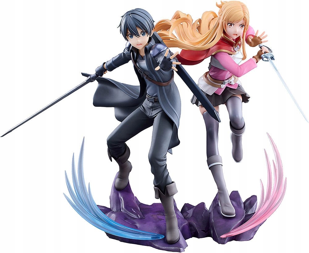 Socha Sword Art 1/7 Progresivní socha hluboké noci Kirito a Asun