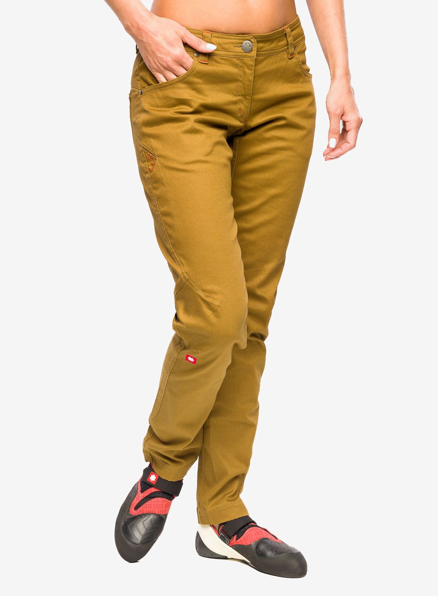 Spodnie wspinaczkowe damskie Ocun Kaira Pants brown breen L
