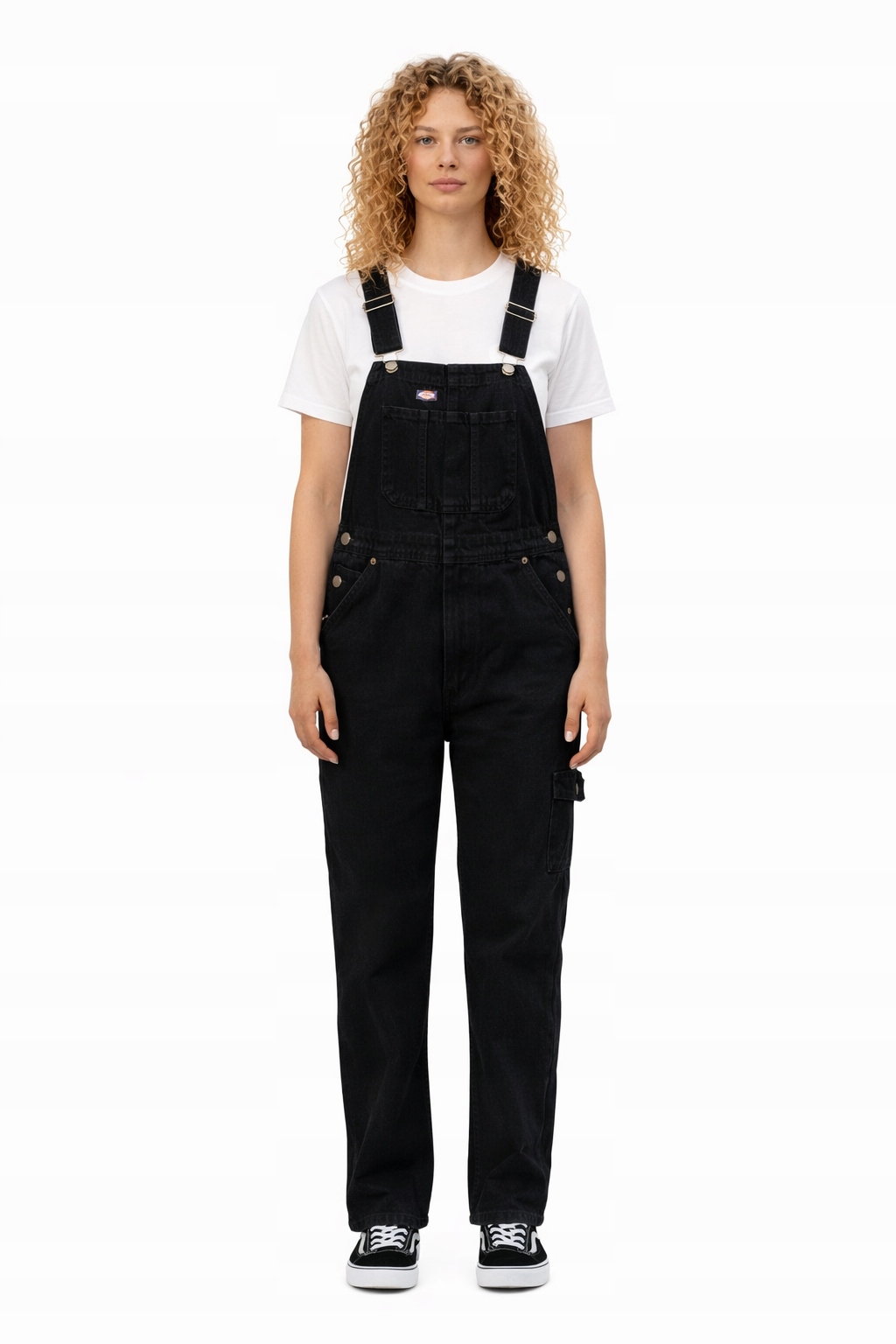 Dickies Černý Bavlněný Oblek S Kapsami Na Přední Straně, Velikost I4C