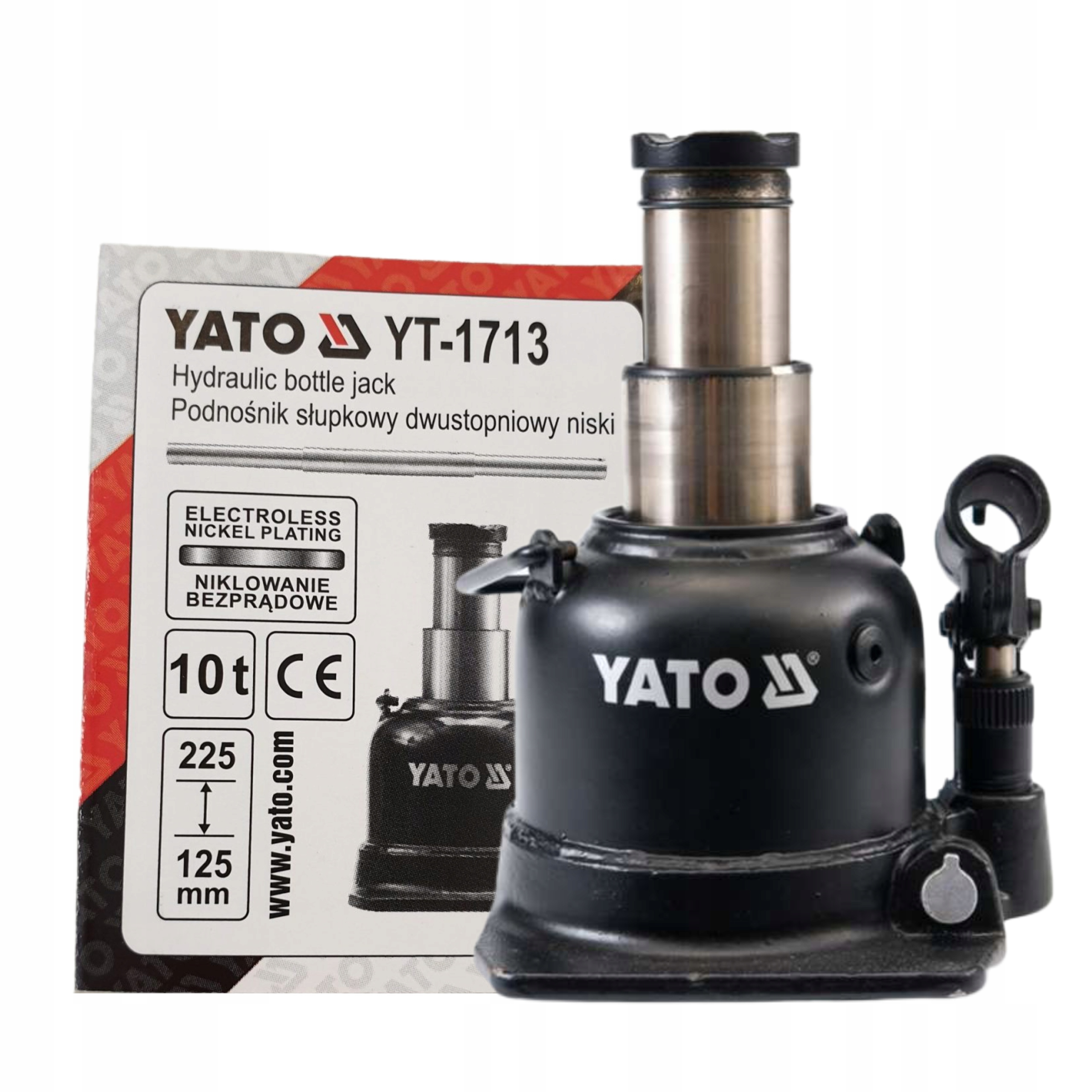 YATO YT 1713 PODNOSNIK SLUPKOWY DWUSTOPNIOWY 10TON