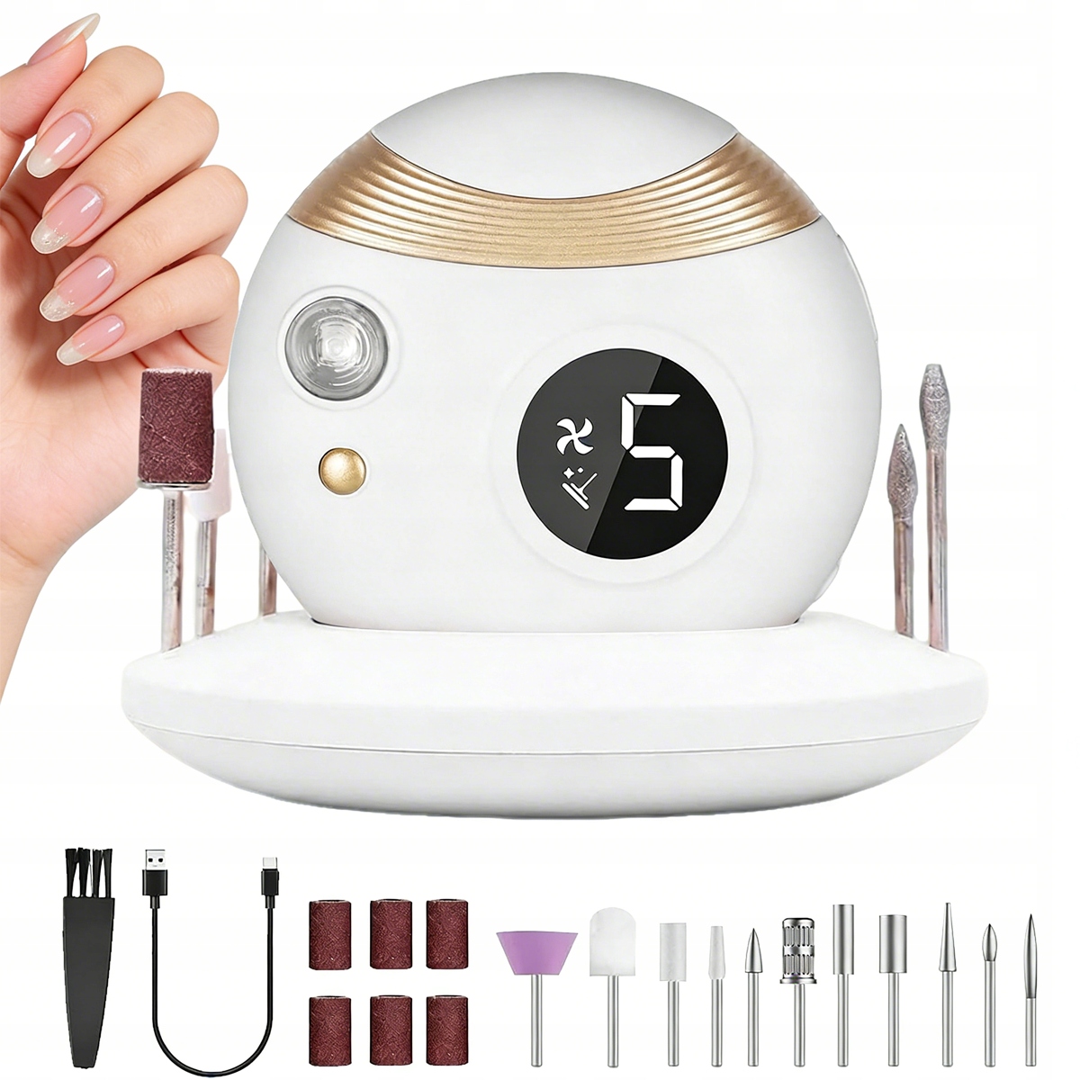 Elektrický Automatický Kleštiček Na Nehty Pro Leštění Nehtů