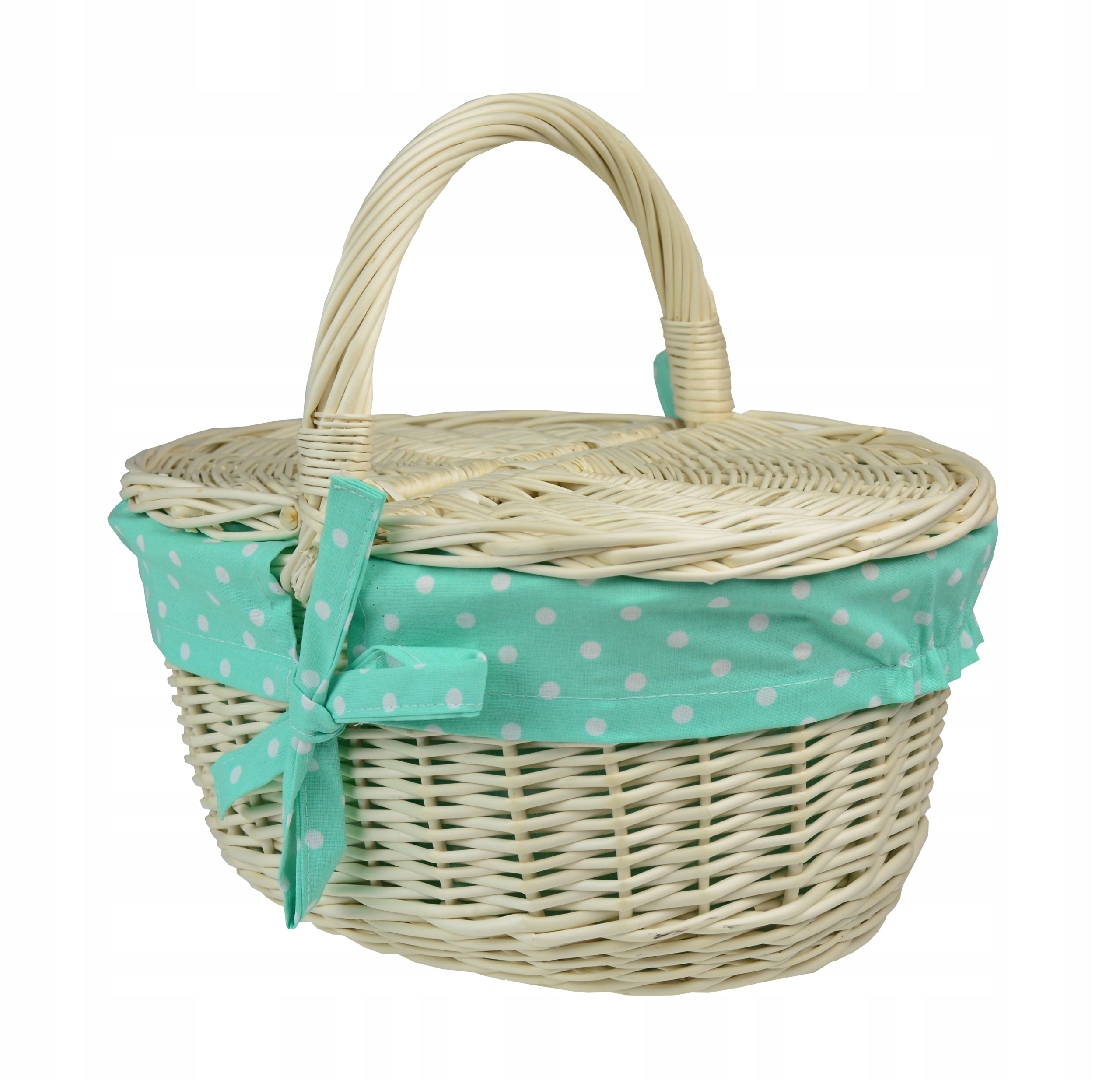 KOSZYK NA PIKNIK wiklinowy kosz PIKNIKOWY roz. M