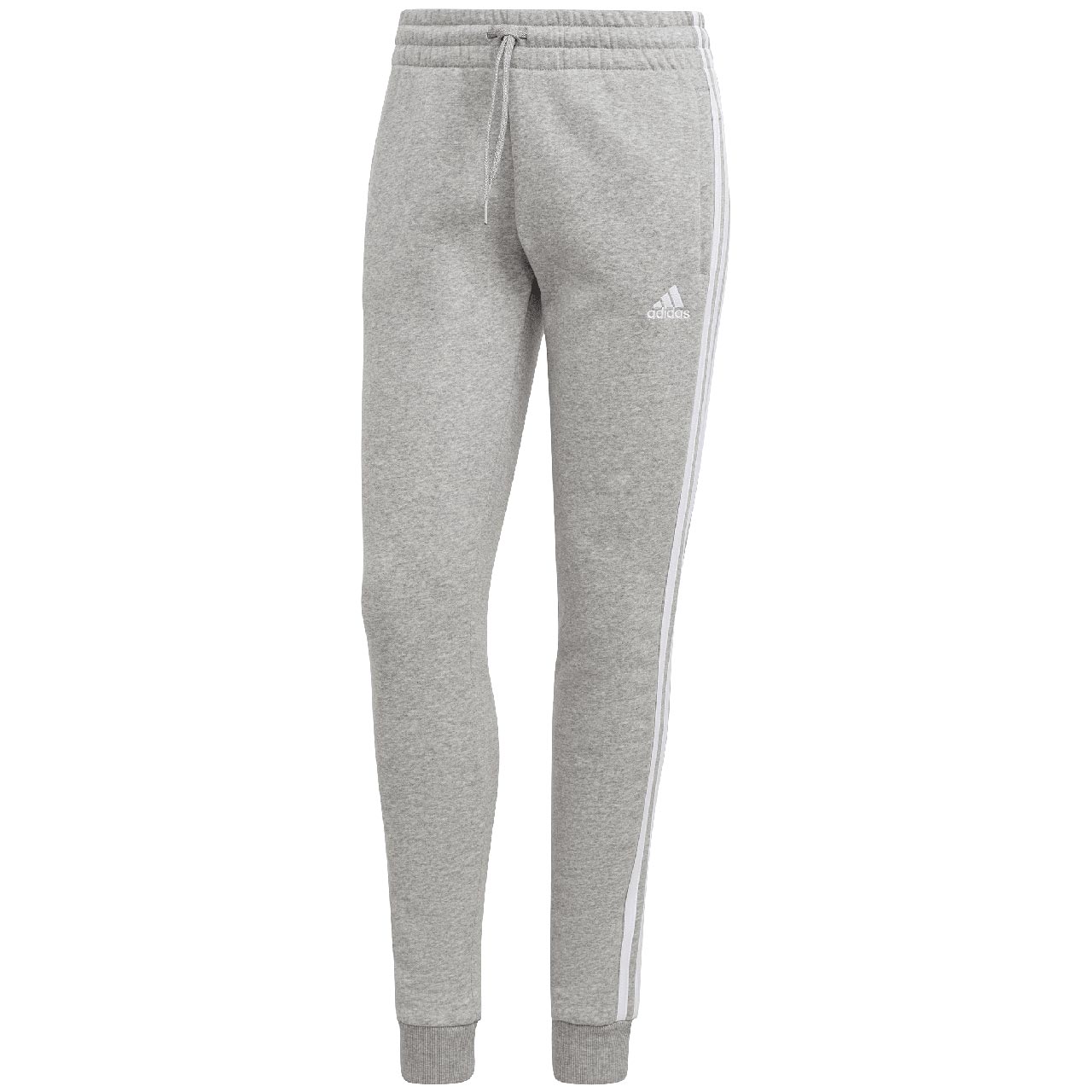 Dámské kalhoty adidas Essentials 3-Stripes Fleece šedé IL3282 Vel. L