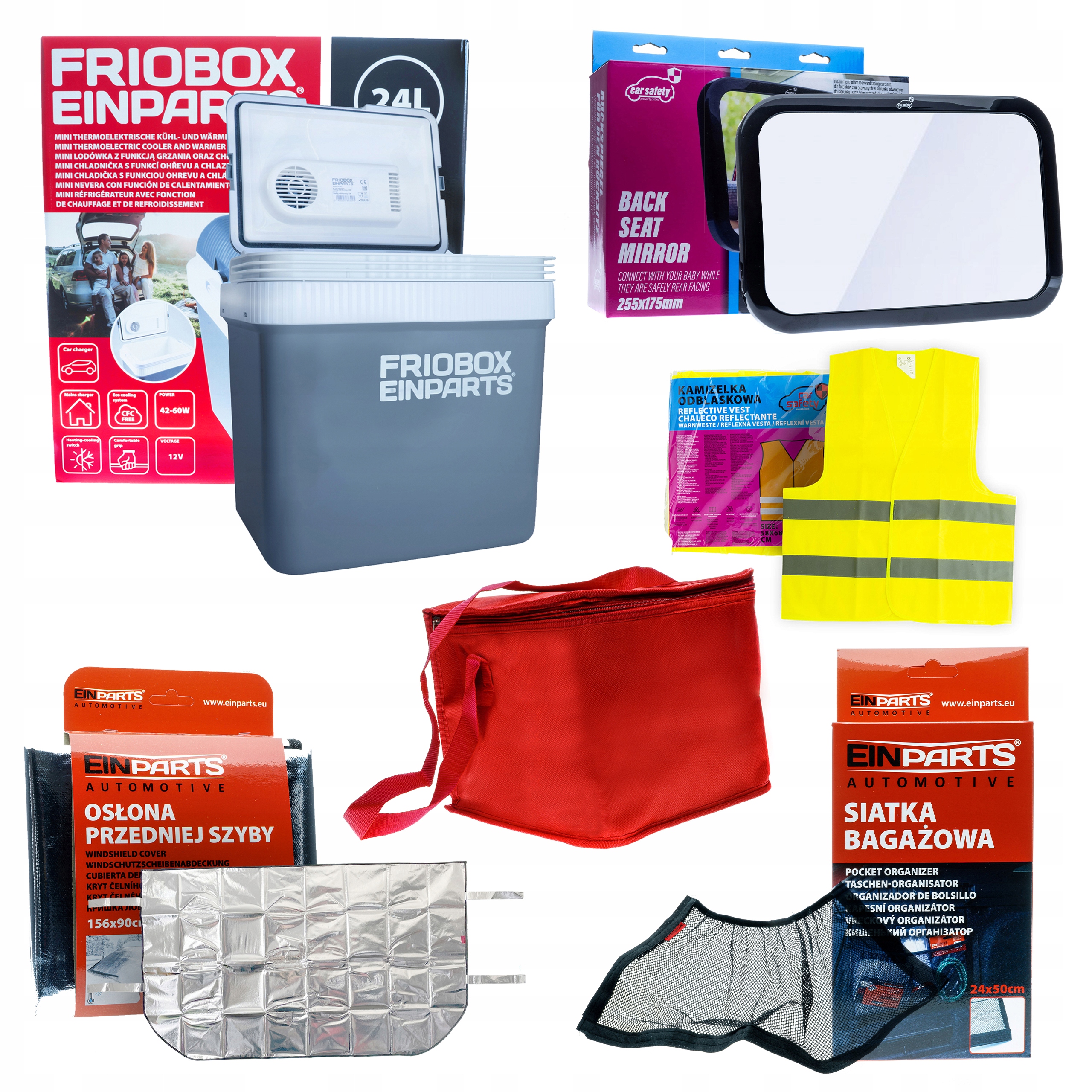 Sada Autochladnička Zrcátko Pro Dítě Termotaška Akcesoria