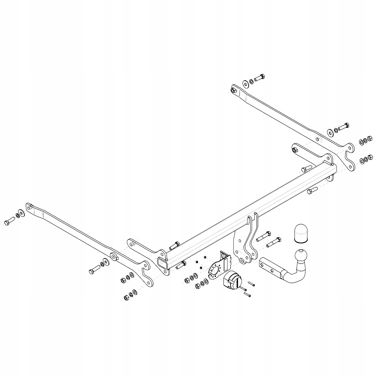 Hak holowniczy Mazda CX-30 DM Crossover od 19 MODUŁ WIĄZKA 13 PIN GRATIS Producent Steinhof
