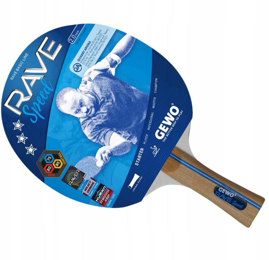 Gewo Rave Speed Rakietka Do Tenisa Stołowego Ping Ponga Szybka Rotacyjna