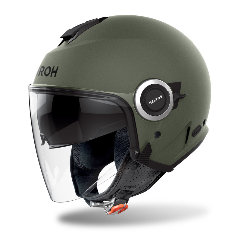 Otvorená motocyklová prilba Airoh Helyos Color Military Green Matt M