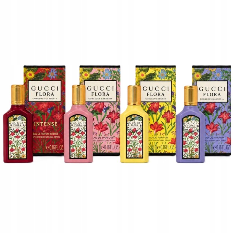Gucci Flora Gorgeous zestaw miniaturek 20 ml (4 X 5 ml)