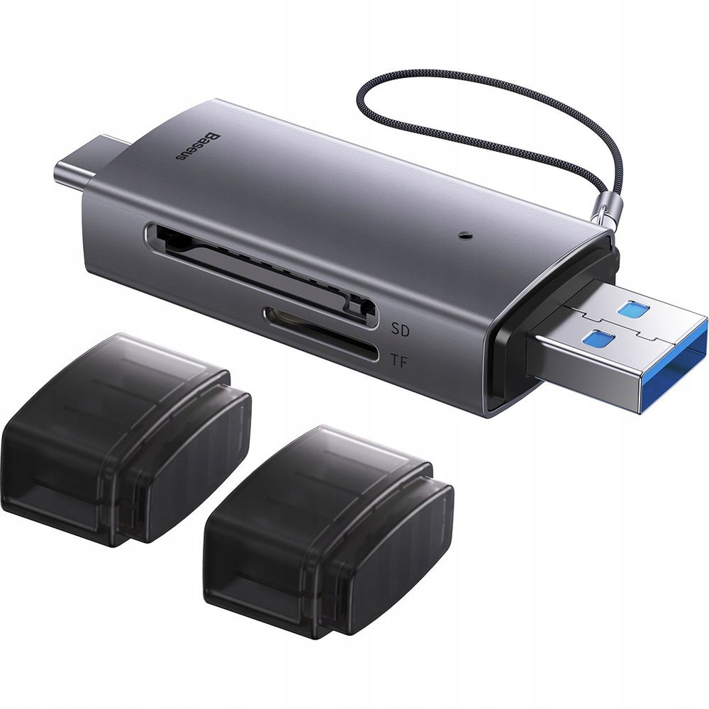 

Czytnik kart pamięci Baseus Sd/tf, Usb-a Usb-c