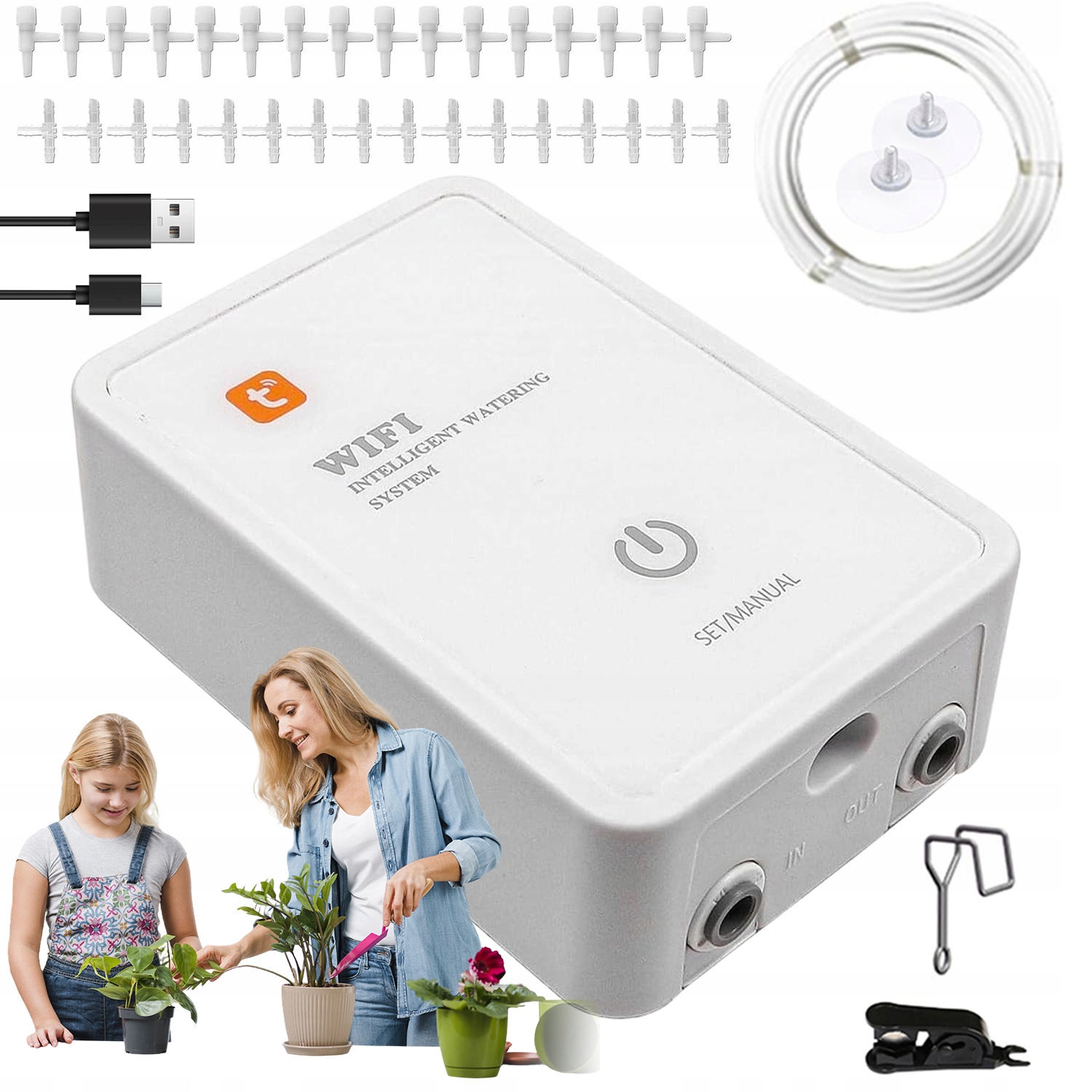 Systém Kapkového Zavlažování Wifi Automatické Zavlažování Rostlin