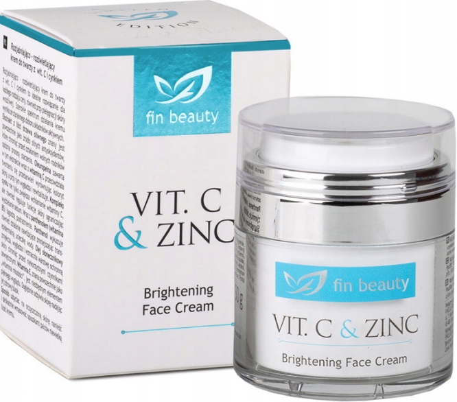 Fin Beauty pleťový krém s vitamínem C a zinkem pro denní použití Finclub