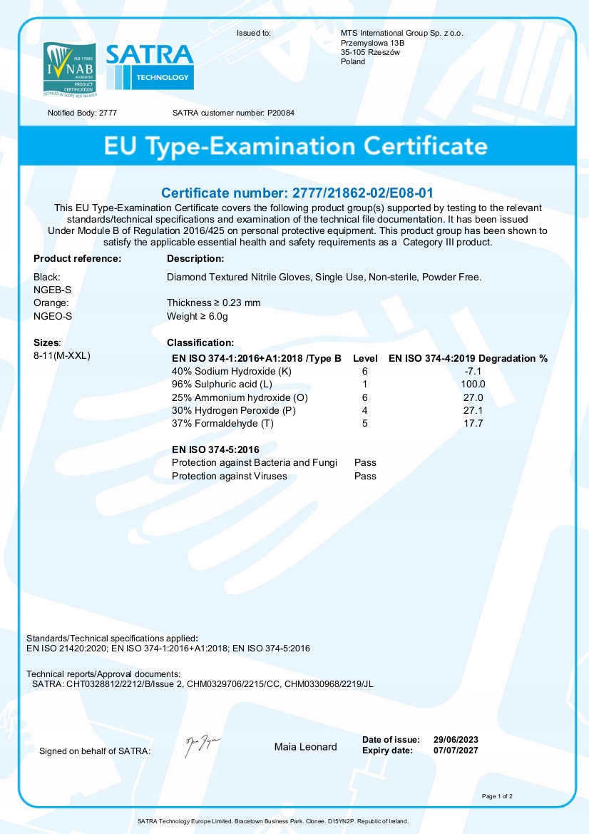 Rękawice rękawiczki robocze ochronne grube mocne GRIP nitrylowe XL 50szt Przeznaczenie warsztatowe