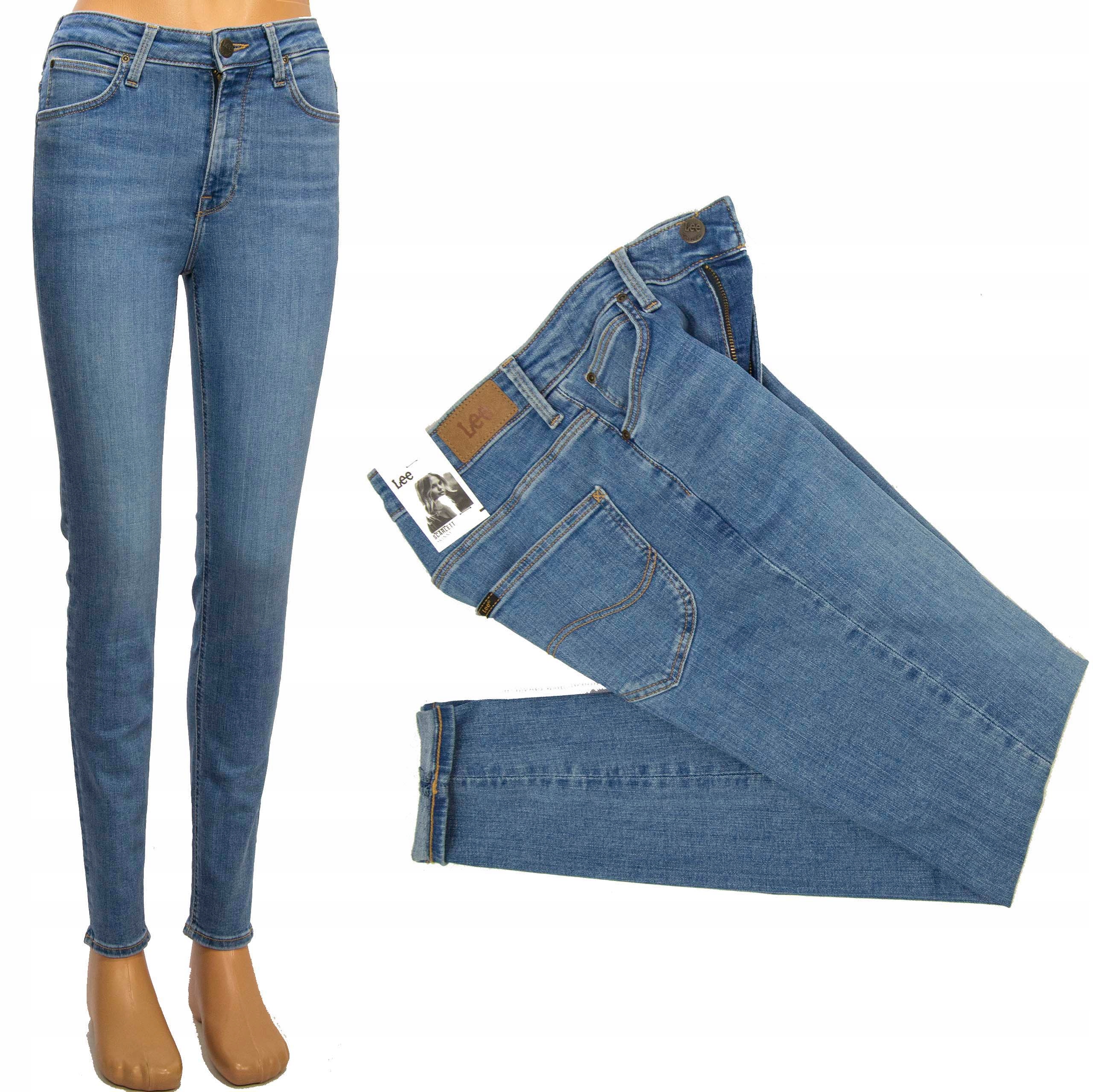 Lee Scarlett High Mid Lina džínové kalhoty W27 L33